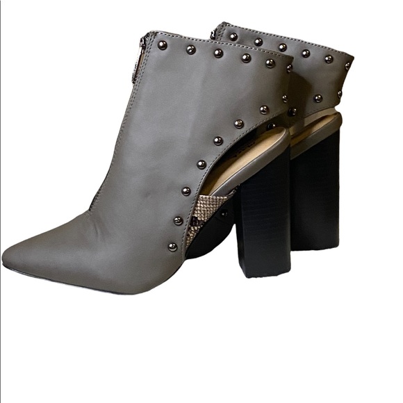 Mark Open Heel Booties - Picture 3 of 7